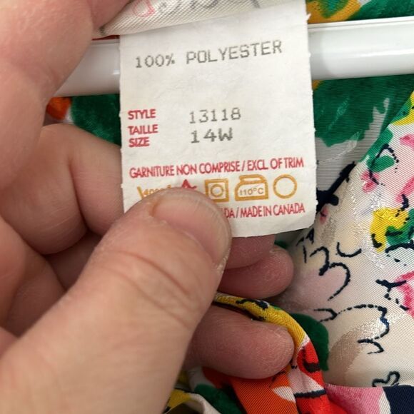 Vintage Leandra floral colorful blouse - Picture 4 of 5